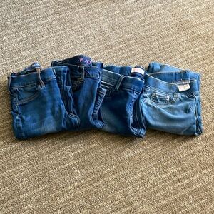 GUC Girls 4 pack jeans- Old Navy, PLACE, Squeeze, Jumping beans. Size 8/10